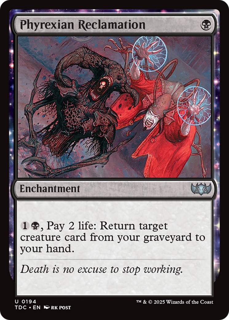Phyrexian Reclamation [Tarkir: Dragonstorm Commander] - Destination Retro