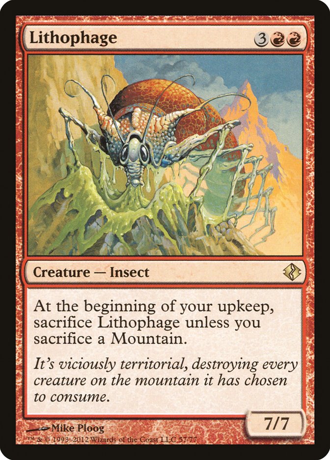 Lithophage [Duel Decks: Venser vs. Koth] - Destination Retro