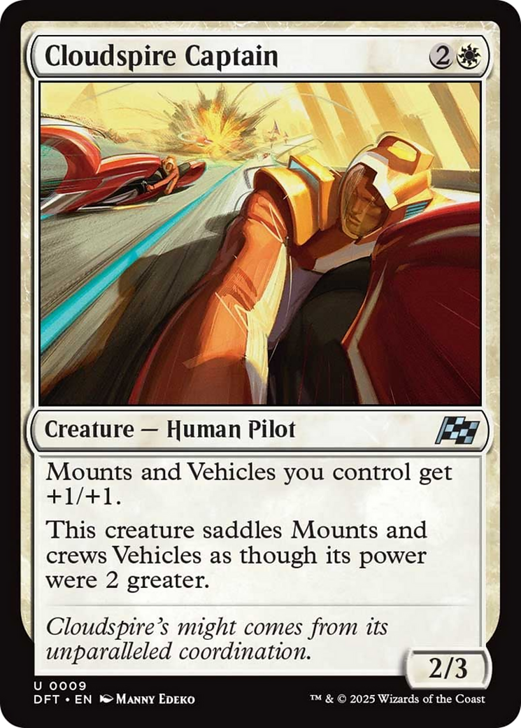 Cloudspire Captain [Aetherdrift] - Destination Retro