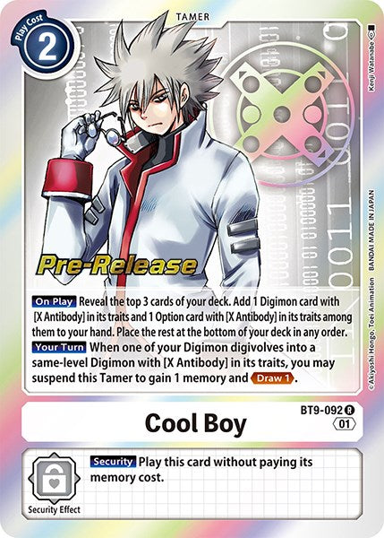 Cool Boy [BT9-092] [X Record Pre-Release Promos] - Destination Retro