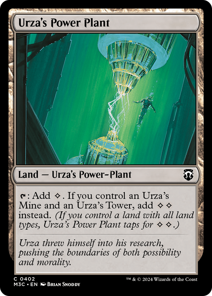 Urza's Power Plant (Ripple Foil) [Modern Horizons 3 Commander] - Destination Retro