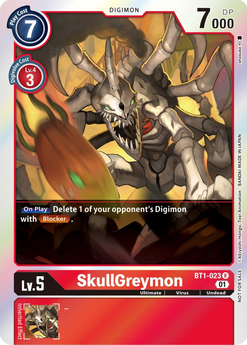 SkullGreymon [BT1-023] (ST-11 Special Entry Pack) [Release Special Booster Promos] - Destination Retro