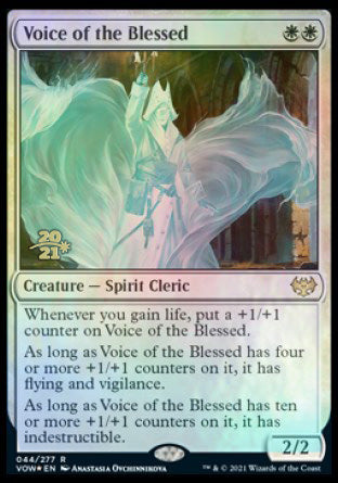 Voice of the Blessed [Innistrad: Crimson Vow Prerelease Promos] - Destination Retro
