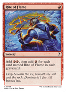 Rite of Flame (White Border) [Mystery Booster 2] - Destination Retro