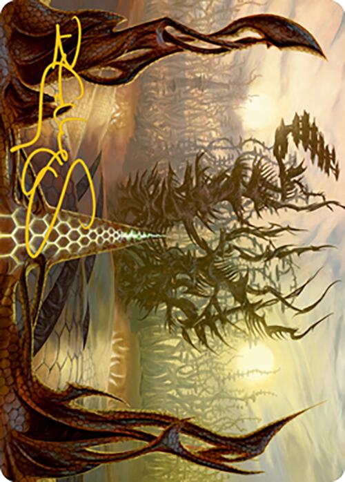 Thornglint Bridge Art Card (Gold-Stamped Signature) [Modern Horizons 2 Art Series] - Destination Retro