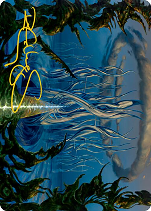 Tanglepool Bridge Art Card (Gold-Stamped Signature) [Modern Horizons 2 Art Series] - Destination Retro