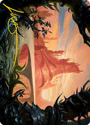 Slagwoods Bridge Art Card (Gold-Stamped Signature) [Modern Horizons 2 Art Series] - Destination Retro