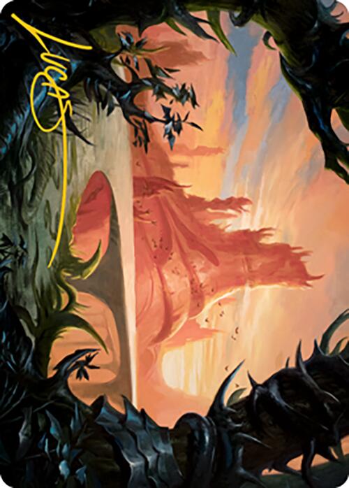 Slagwoods Bridge Art Card (Gold-Stamped Signature) [Modern Horizons 2 Art Series] - Destination Retro