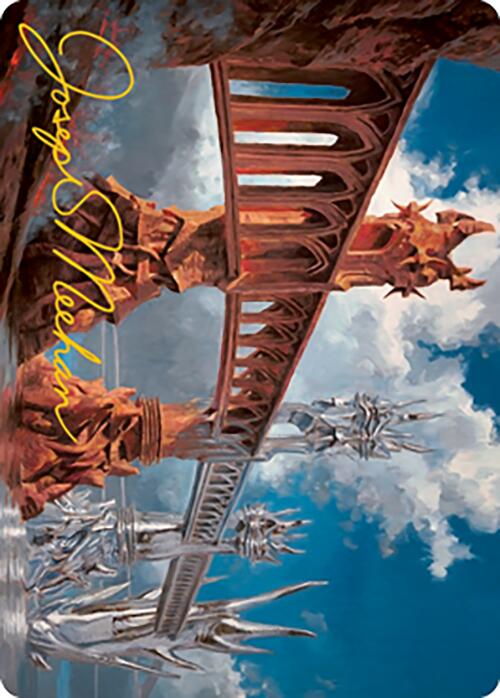 Silverbluff Bridge Art Card (Gold-Stamped Signature) [Modern Horizons 2 Art Series] - Destination Retro