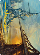 Razortide Bridge Art Card (Gold-Stamped Signature) [Modern Horizons 2 Art Series] - Destination Retro