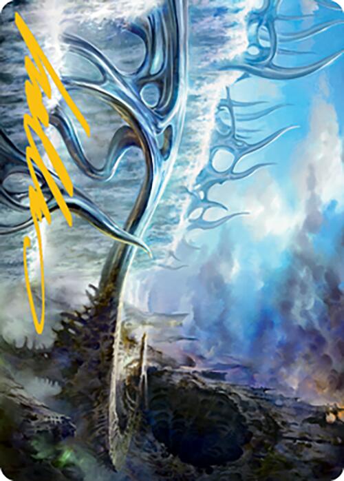 Mistvault Bridge Art Card (Gold-Stamped Signature) [Modern Horizons 2 Art Series] - Destination Retro