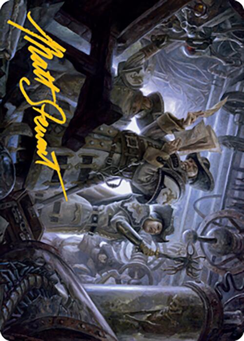Search the Premises Art Card (Gold-Stamped Signature) [Modern Horizons 2 Art Series] - Destination Retro