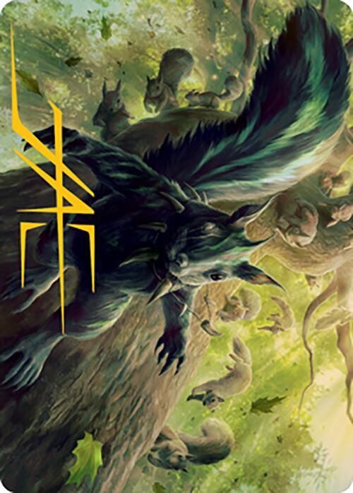 Chatterfang, Squirrel General Art Card (68) (Gold-Stamped Signature) [Modern Horizons 2 Art Series] - Destination Retro
