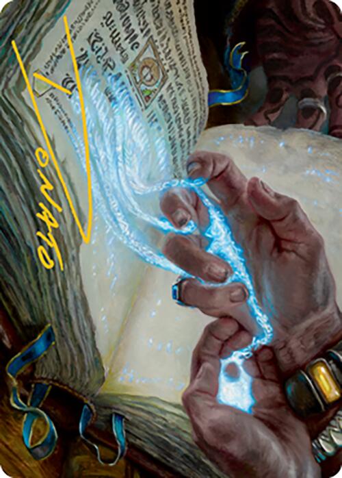 Mystic Redaction Art Card (Gold-Stamped Signature) [Modern Horizons 2 Art Series] - Destination Retro