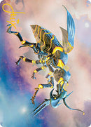 Zabaz, the Glimmerwasp Art Card (Gold-Stamped Signature) [Modern Horizons 2 Art Series] - Destination Retro