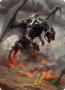 Scion of Draco Art Card (Gold-Stamped Signature) [Modern Horizons 2 Art Series] - Destination Retro