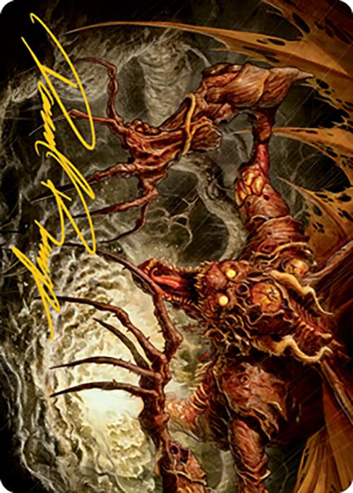 Archfiend of Sorrows Art Card (Gold-Stamped Signature) [Modern Horizons 2 Art Series] - Destination Retro