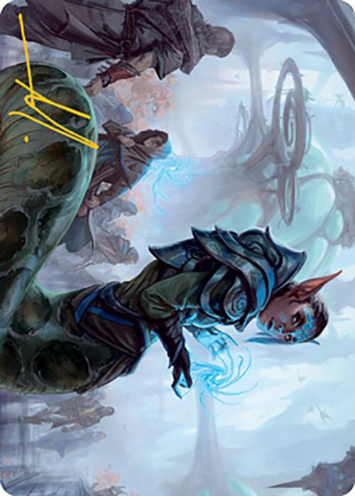 Lonis, Cryptozoologist Art Card (Gold-Stamped Signature) [Modern Horizons 2 Art Series] - Destination Retro