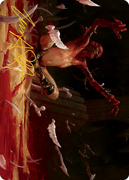 Bone Shards Art Card (Gold-Stamped Signature) [Modern Horizons 2 Art Series] - Destination Retro