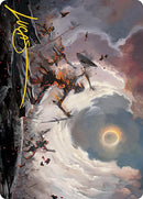 Damn Art Card (Gold-Stamped Signature) [Modern Horizons 2 Art Series] - Destination Retro