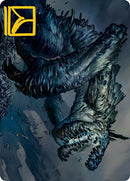 Necrogoyf Art Card (Gold-Stamped Signature) [Modern Horizons 2 Art Series] - Destination Retro