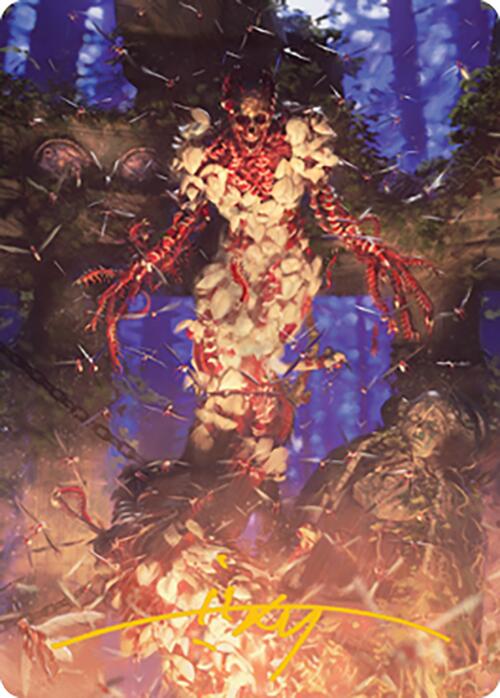 Grist, the Hunger Tide Art Card (55) (Gold-Stamped Signature) [Modern Horizons 2 Art Series] - Destination Retro
