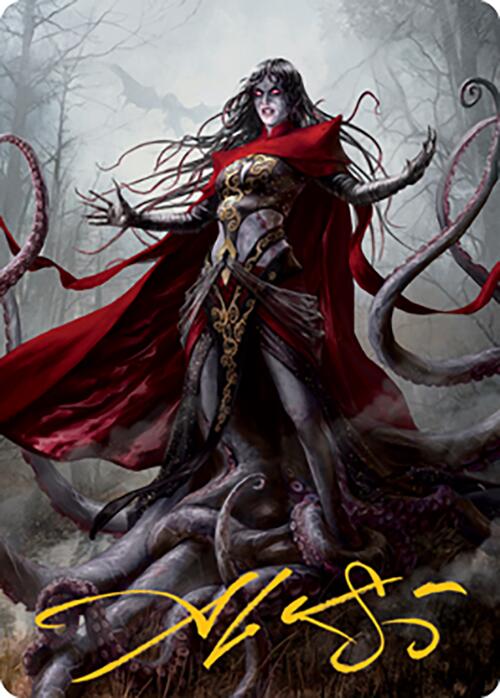 Geyadrone Dihada Art Card (53) (Gold-Stamped Signature) [Modern Horizons 2 Art Series] - Destination Retro