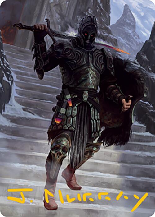 Dakkon, Shadow Slayer Art Card (49) (Gold-Stamped Signature) [Modern Horizons 2 Art Series] - Destination Retro