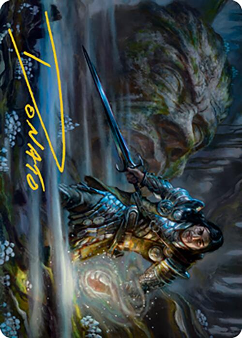 Carth the Lion Art Card (Gold-Stamped Signature) [Modern Horizons 2 Art Series] - Destination Retro