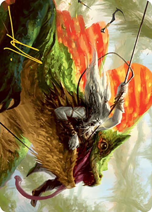 Captured by Lagacs Art Card (Gold-Stamped Signature) [Modern Horizons 2 Art Series] - Destination Retro