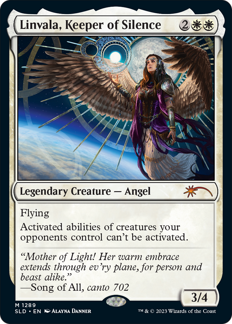 Linvala, Keeper of Silence [Secret Lair Drop Series] - Destination Retro
