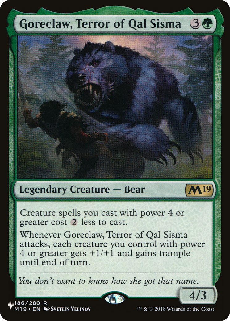 Goreclaw, Terror of Qal Sisma [The List] - Destination Retro