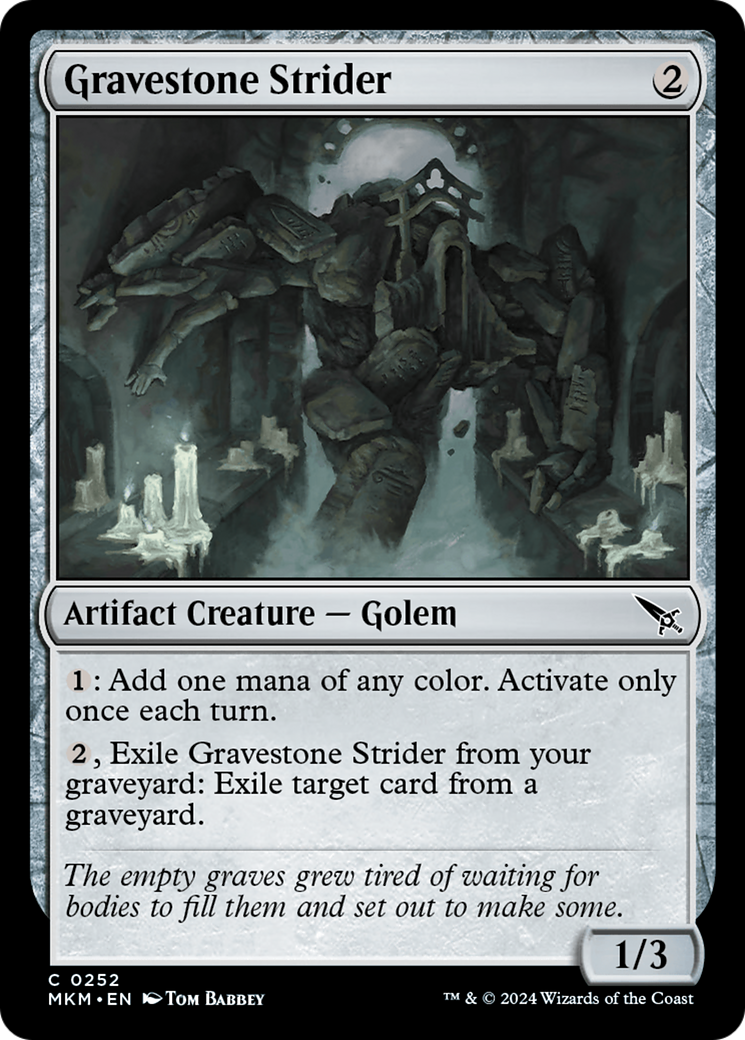 Gravestone Strider [Murders at Karlov Manor] - Destination Retro