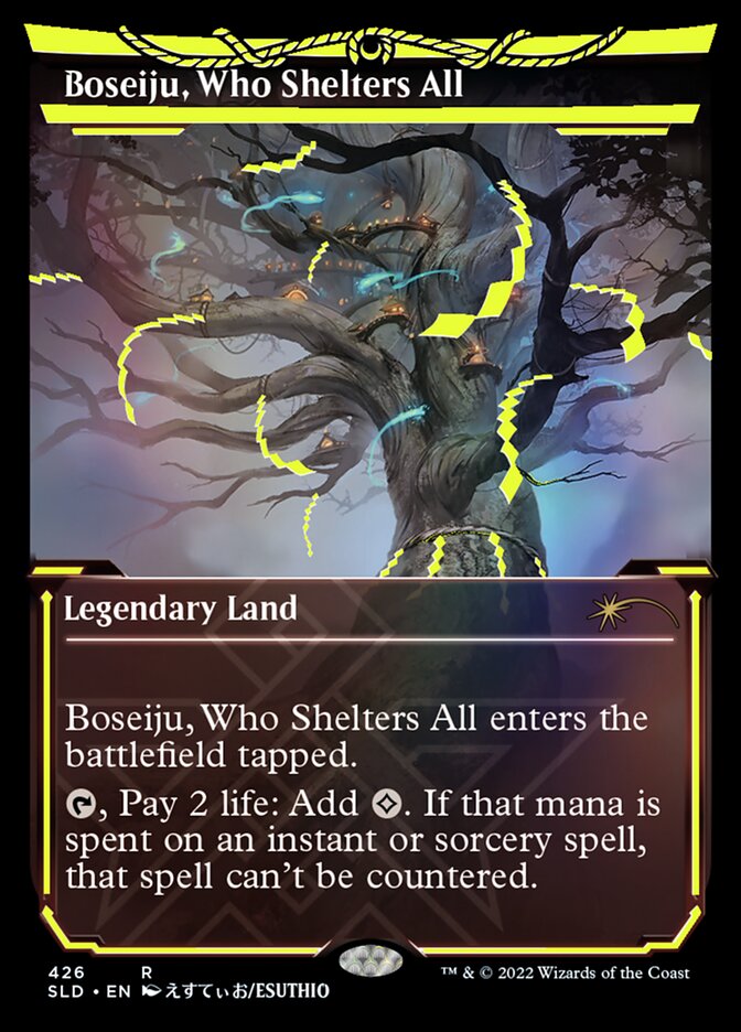 Boseiju, Who Shelters All (Neon Ink Yellow) [Secret Lair Drop Series] - Destination Retro