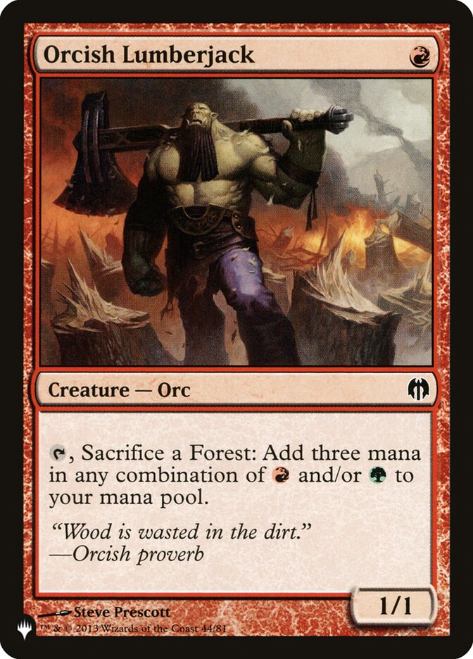 Orcish Lumberjack [The List] - Destination Retro