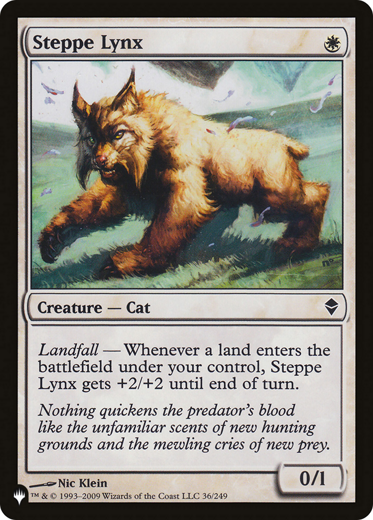 Steppe Lynx [The List] - Destination Retro