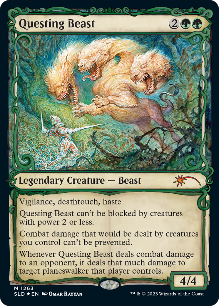 Questing Beast (Halo Foil) [Secret Lair Drop Series] - Destination Retro