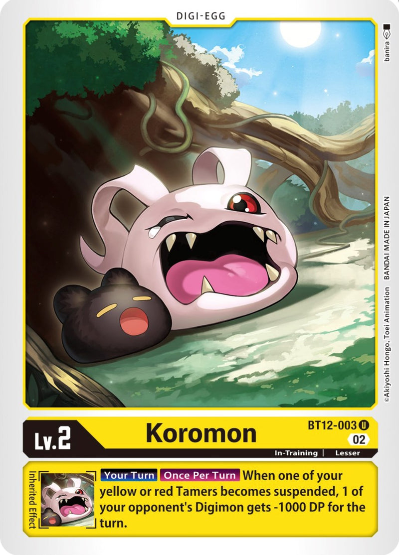 Koromon [BT12-003] [Across Time] - Destination Retro