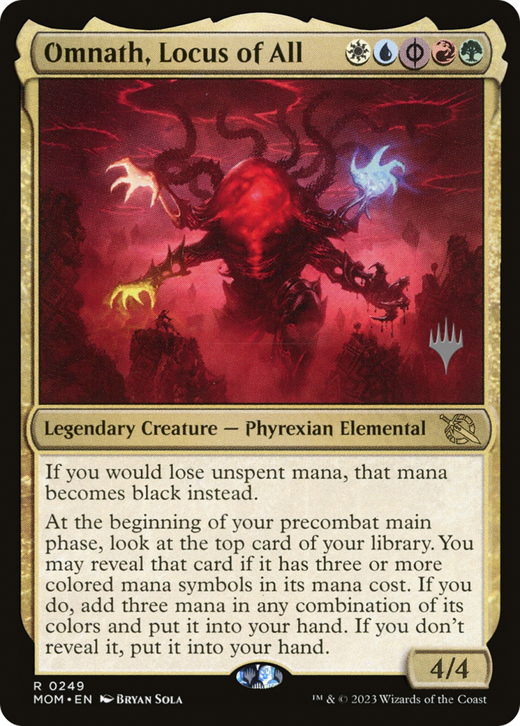 Omnath, Locus of All (Promo Pack) [March of the Machine Promos] - Destination Retro