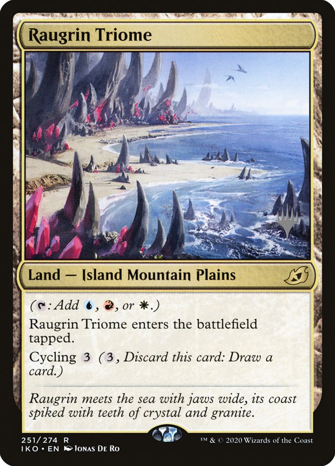 Raugrin Triome (Promo Pack) [Ikoria: Lair of Behemoths Promos] - Destination Retro