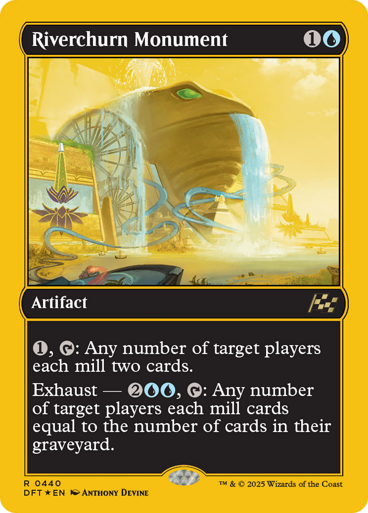 Riverchurn Monument (First-Place Foil) [Aetherdrift] - Destination Retro