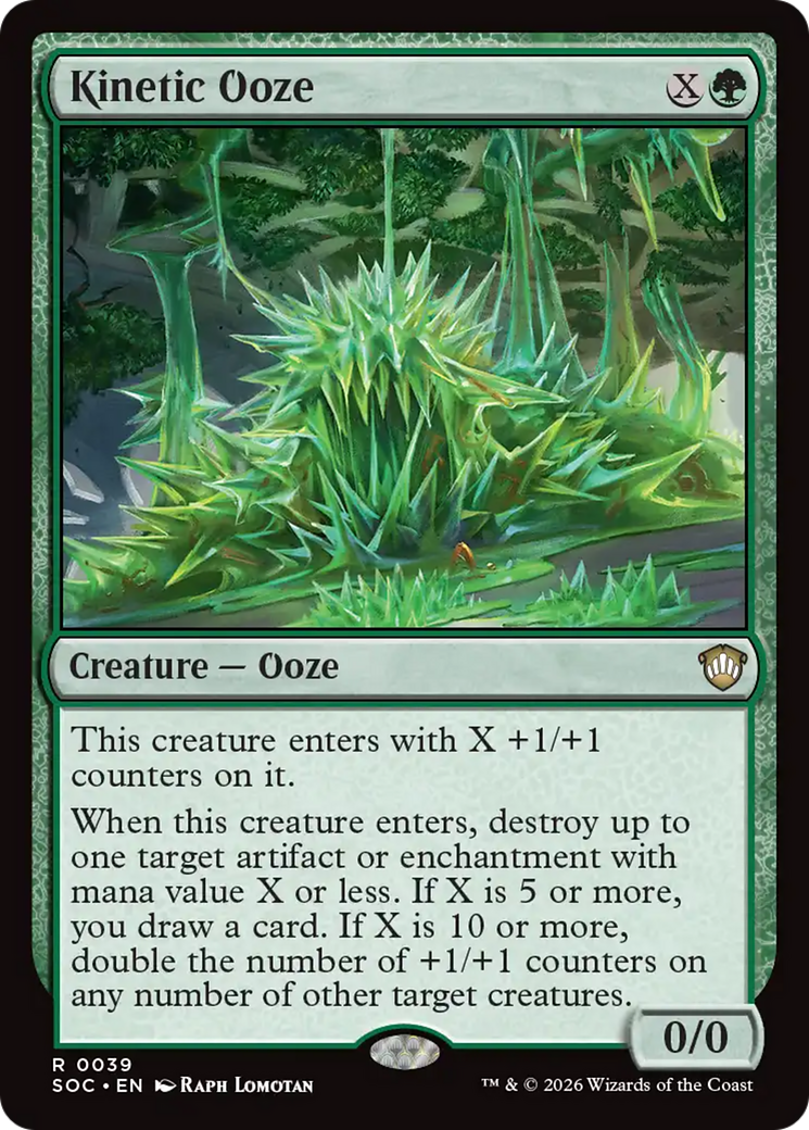 Kinetic Ooze [Secrets of Strixhaven Commander] - Destination Retro