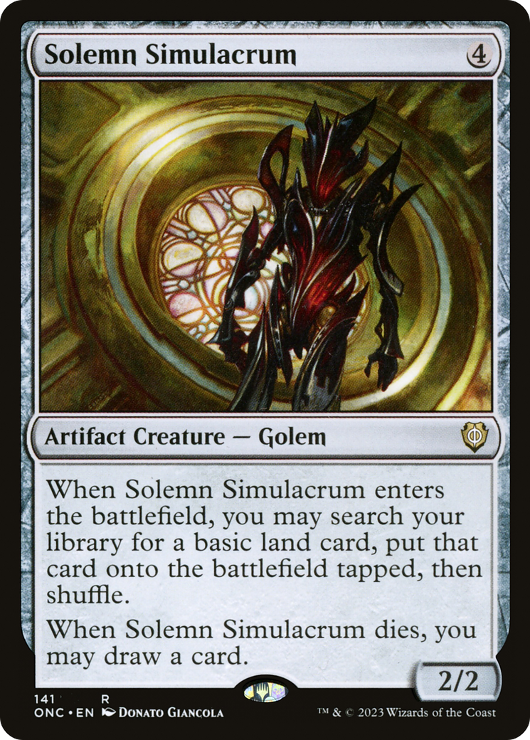 Solemn Simulacrum [Phyrexia: All Will Be One Commander] - Destination Retro