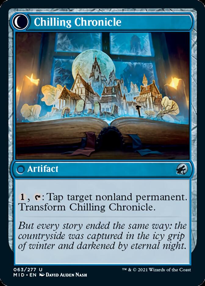 Mysterious Tome // Chilling Chronicle [Innistrad: Midnight Hunt] - Destination Retro