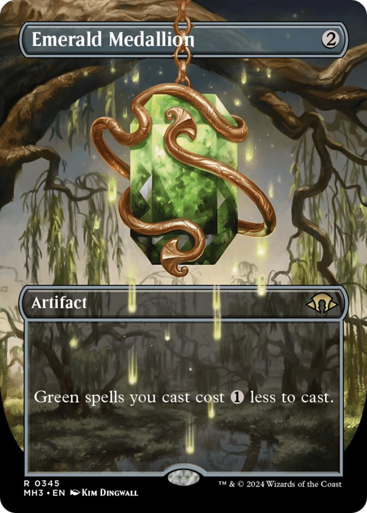 Emerald Medallion (Borderless) [Modern Horizons 3] - Destination Retro