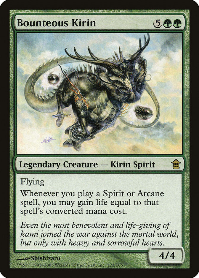 Bounteous Kirin [Saviors of Kamigawa] - Destination Retro