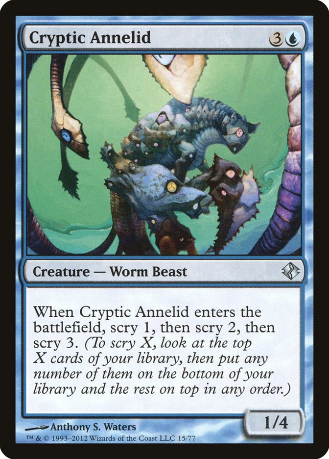 Cryptic Annelid [Duel Decks: Venser vs. Koth] - Destination Retro