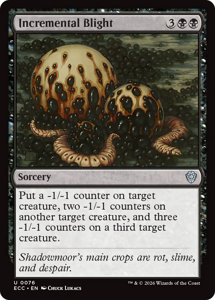 Incremental Blight [Lorwyn Eclipsed Commander] - Destination Retro