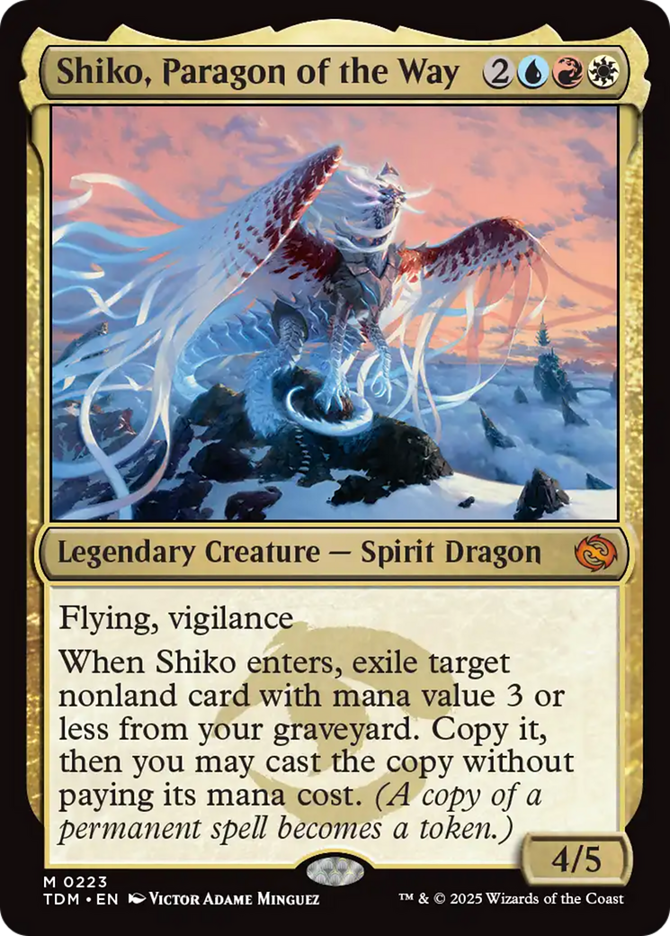 Shiko, Paragon of the Way [Tarkir: Dragonstorm] - Destination Retro