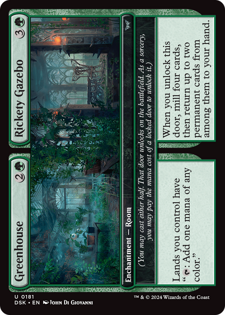 Greenhouse // Rickety Gazebo [Duskmourn: House of Horror] - Destination Retro